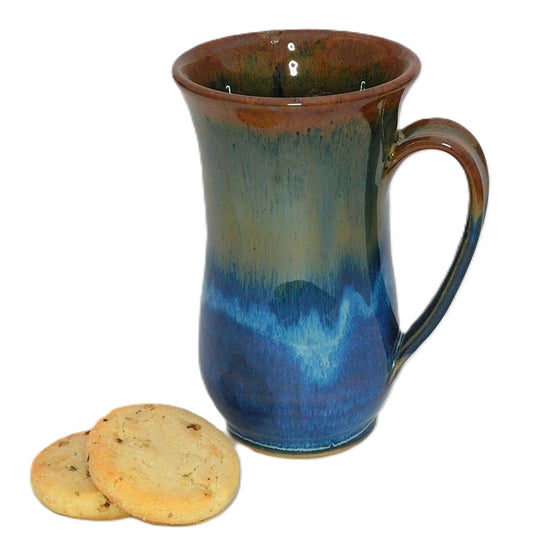 Tall cup Blue Moon glaze