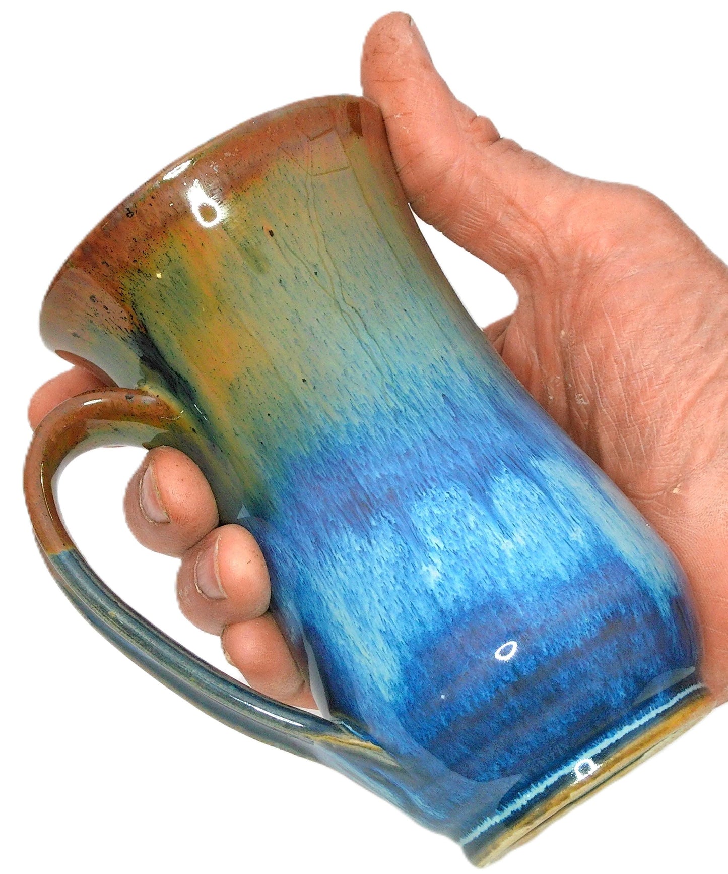 Tall cup Blue Moon glaze